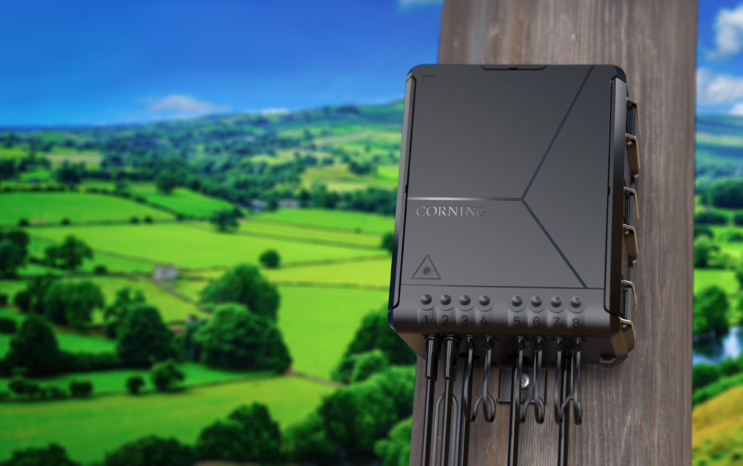 Corning Evolv® Openable Terminal (EOT):  kompaktní optický terminál a spojka v jednom